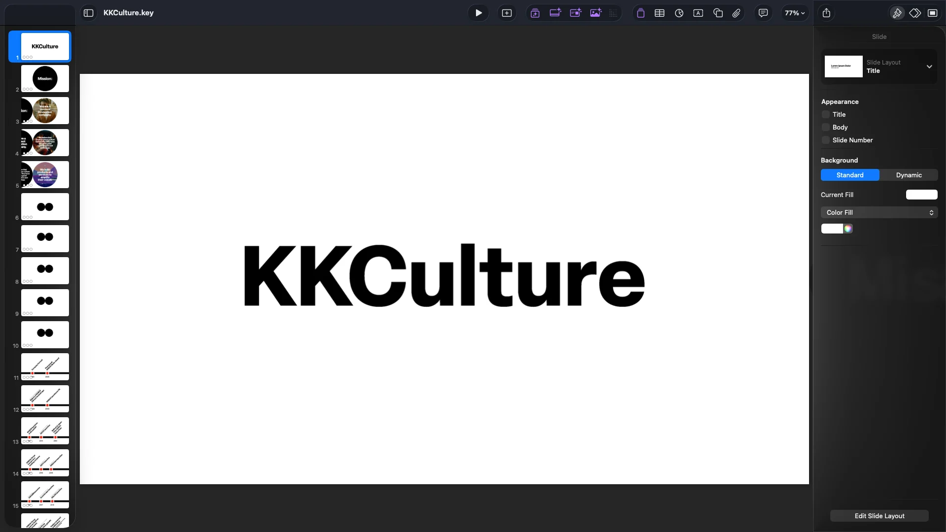 KKCulture Intro Keynote